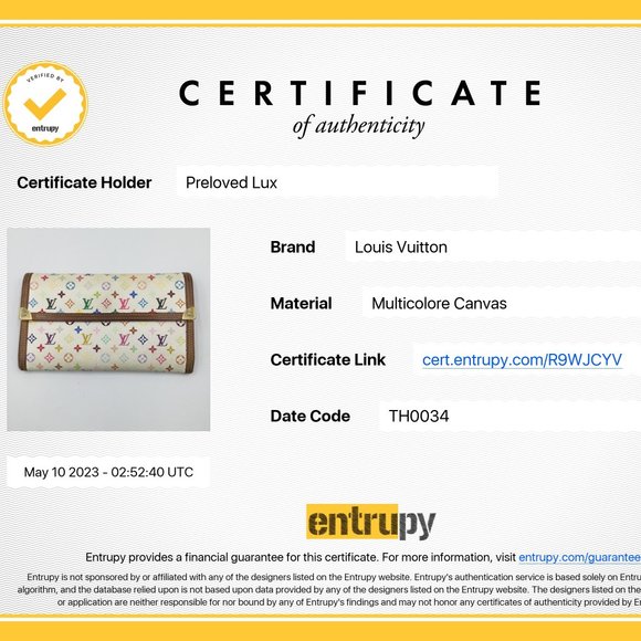 Authentic Louis Vuitton Multicolor Long Wallet - Picture 8 of 8